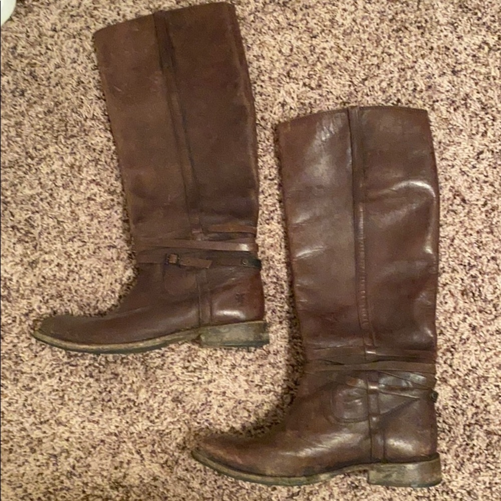 Brown Frye boots